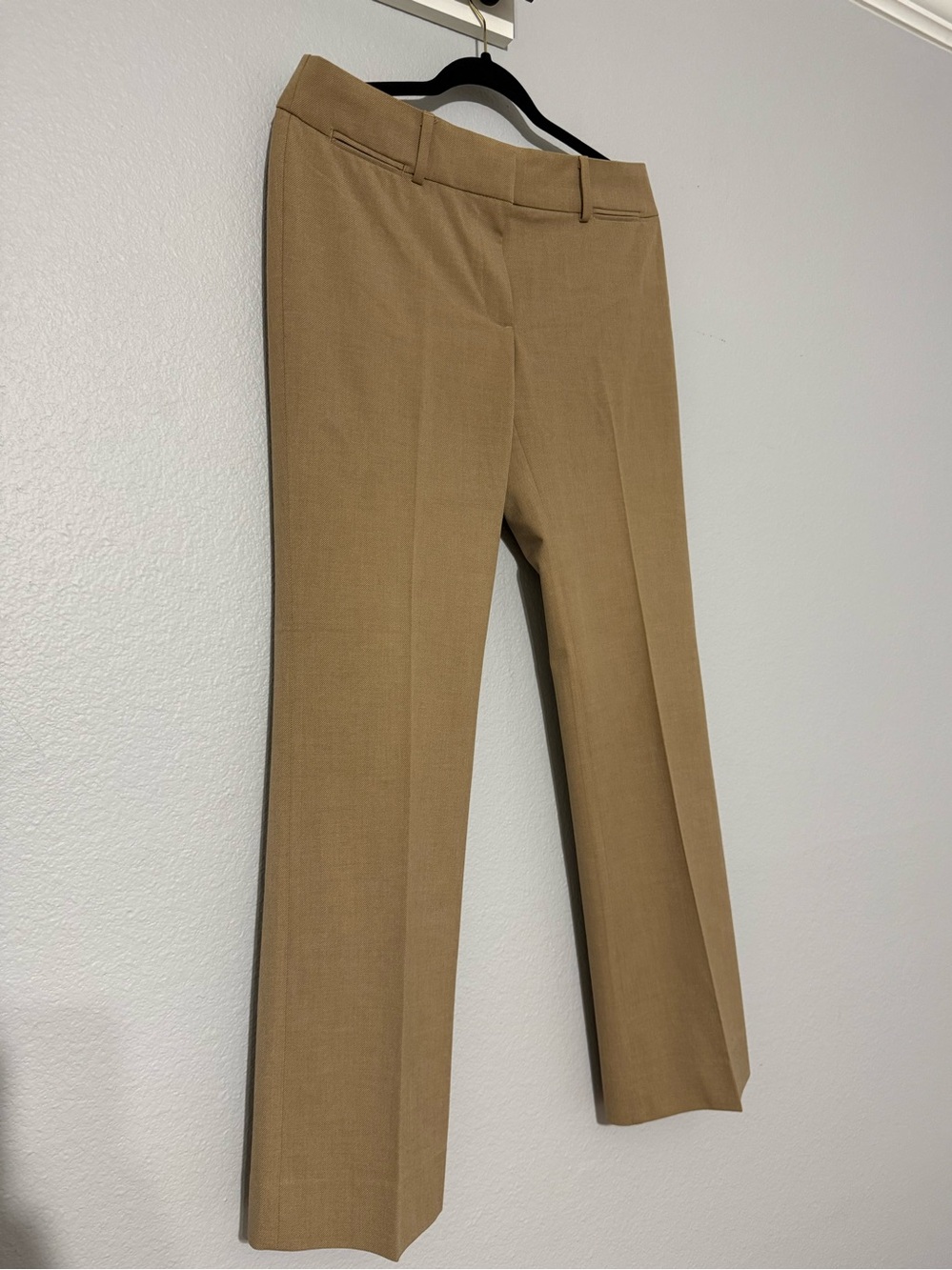 loft tan marisa trouser pants